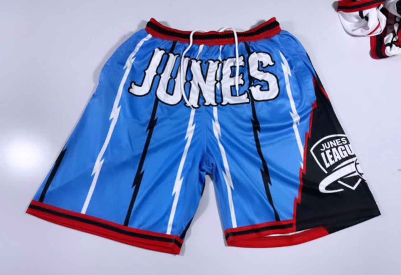 Blue & White thunder stripe